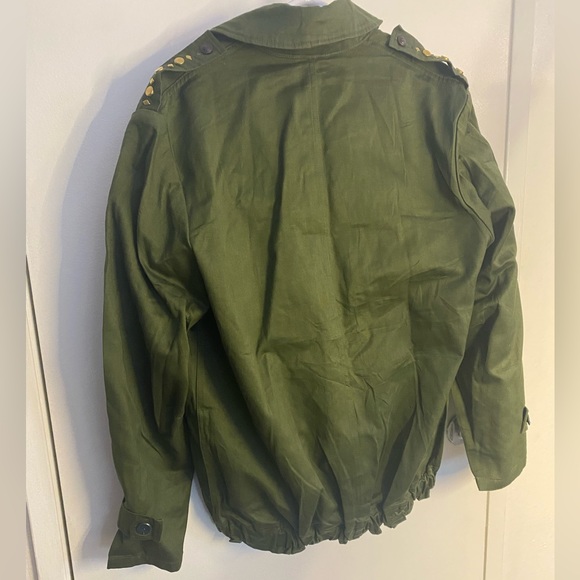 Green Military bomber jacket NWOT - Picture 13 of 13